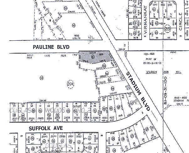 1901 Pauline Blvd, Ann Arbor, MI for sale - Plat Map - Image 2 of 6