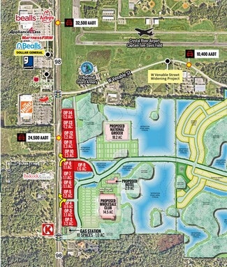 More details for N US Hwy 98 & Penn Drive, Crystal River, FL - Land for Lease