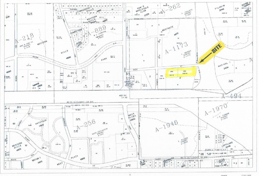 7601-7605 Scott St, White Settlement, TX for sale - Plat Map - Image 3 of 5