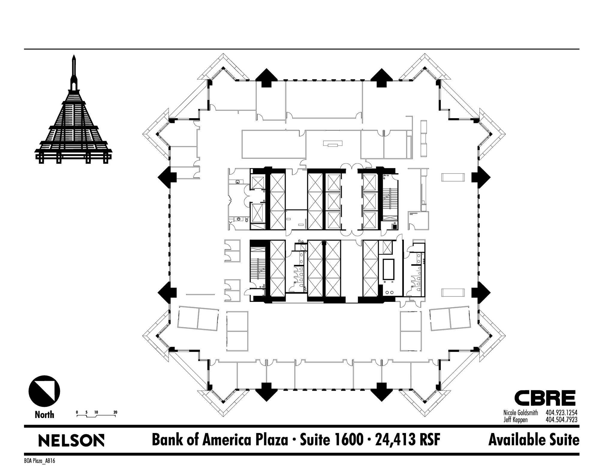 600 Peachtree St NE, Atlanta, GA for lease Floor Plan- Image 1 of 1