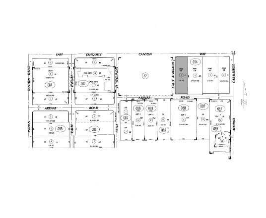 801 E Tahquitz Canyon Way, Palm Springs, CA for lease - Plat Map - Image 3 of 4