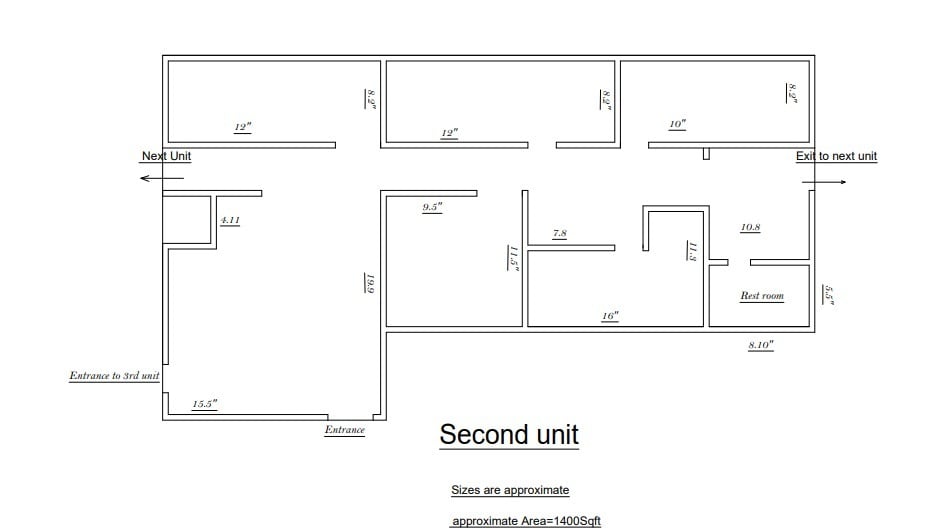 320 Fort Duquesne Blvd, Pittsburgh, PA 15222 - Unit 326 -  - Floor Plan - Image 1 of 1