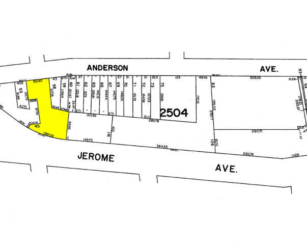 948 Anderson Ave, Bronx, NY for lease - Plat Map - Image 2 of 2