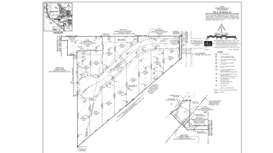 502 S School St, Boerne, TX for sale - Plat Map - Image 1 of 5
