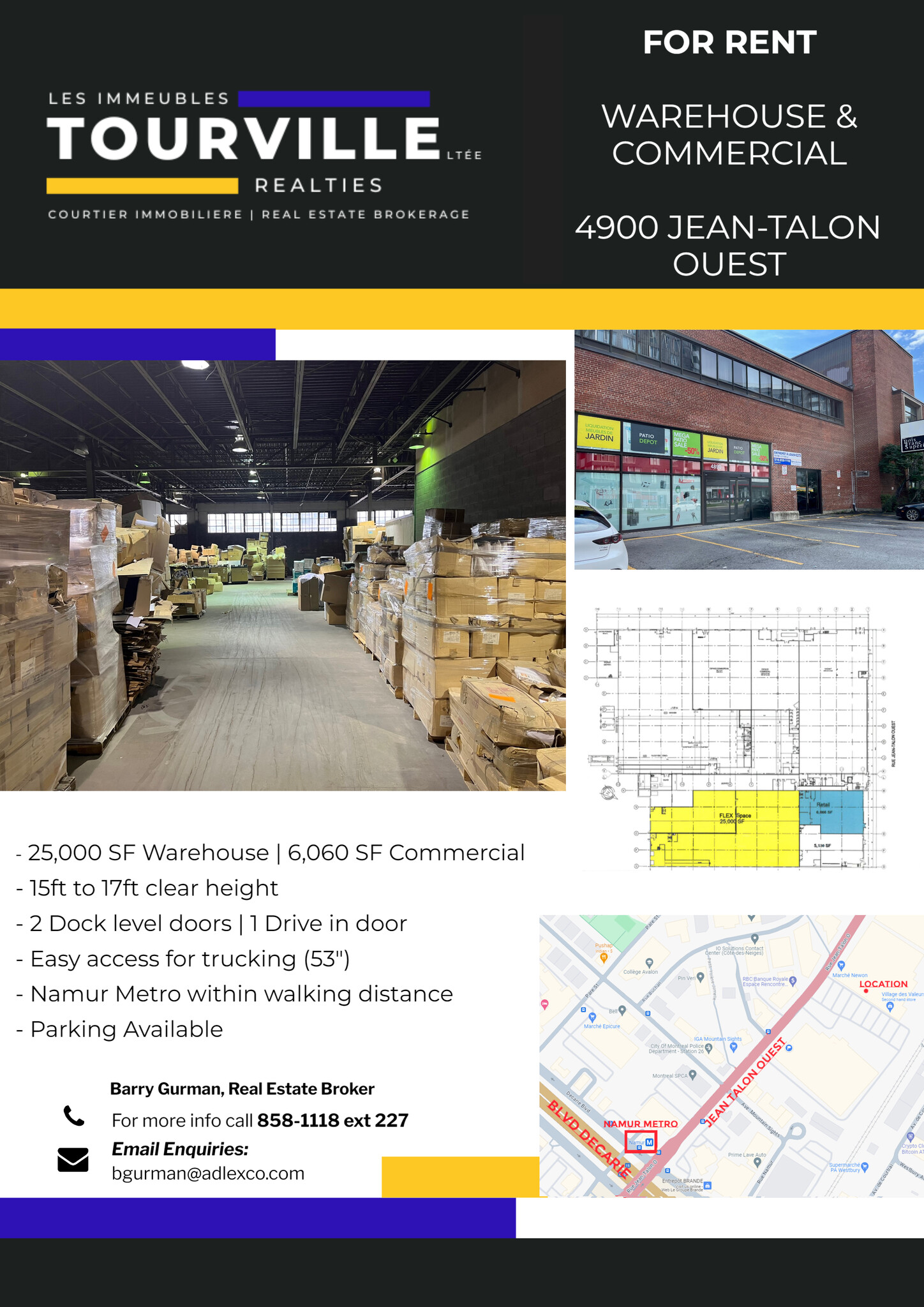 4890-4910 Rue Jean-Talon O, Montréal, QC for lease Site Plan- Image 1 of 1