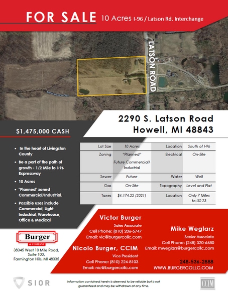 2290 S Latson Rd, Howell, MI for sale - Building Photo - Image 2 of 2