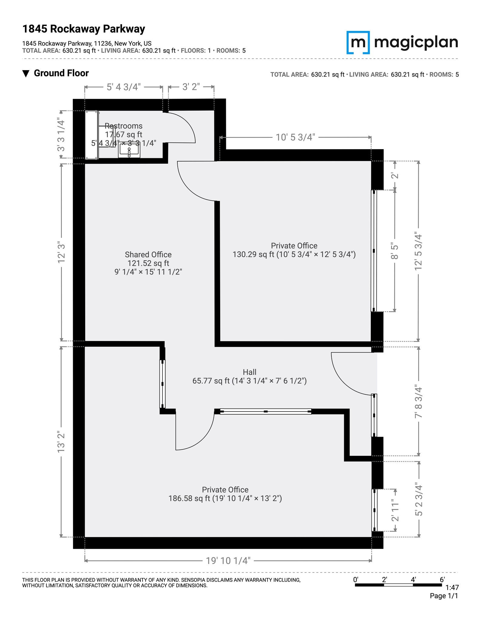 1845 Rockaway Pky, Brooklyn, NY for lease Site Plan- Image 1 of 1