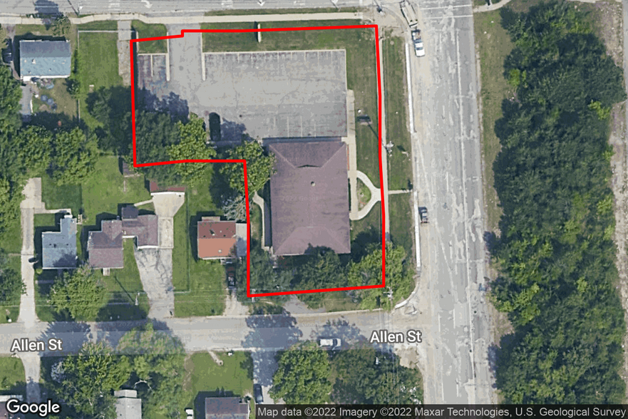 3280 S Grand Traverse Ave, Flint, MI for lease - Aerial - Image 2 of 2