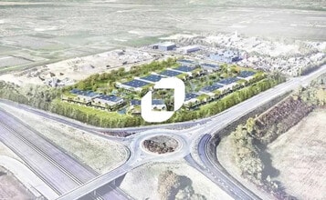 11-15 Rue Des Chevries, Aubergenville, YVE - AERIAL map view