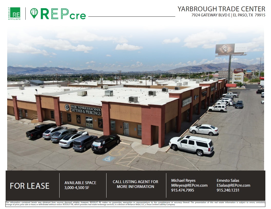 7924-7934 W Gateway Blvd, El Paso, TX 79915 - Yarbrough
