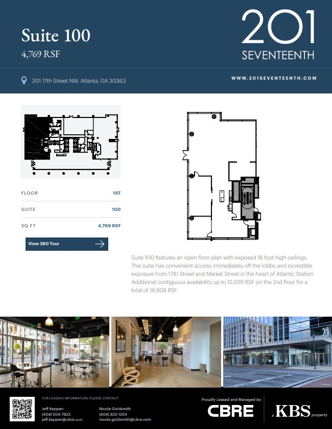 201 17th St NW, Atlanta, GA for lease Floor Plan- Image 1 of 1