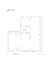 30 E 40th St, New York, NY for lease Floor Plan- Image 1 of 4