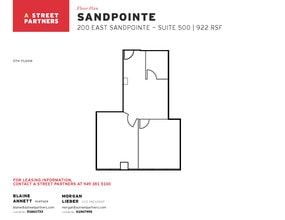 200 E Sandpointe Ave, Santa Ana, CA for lease Floor Plan- Image 1 of 1