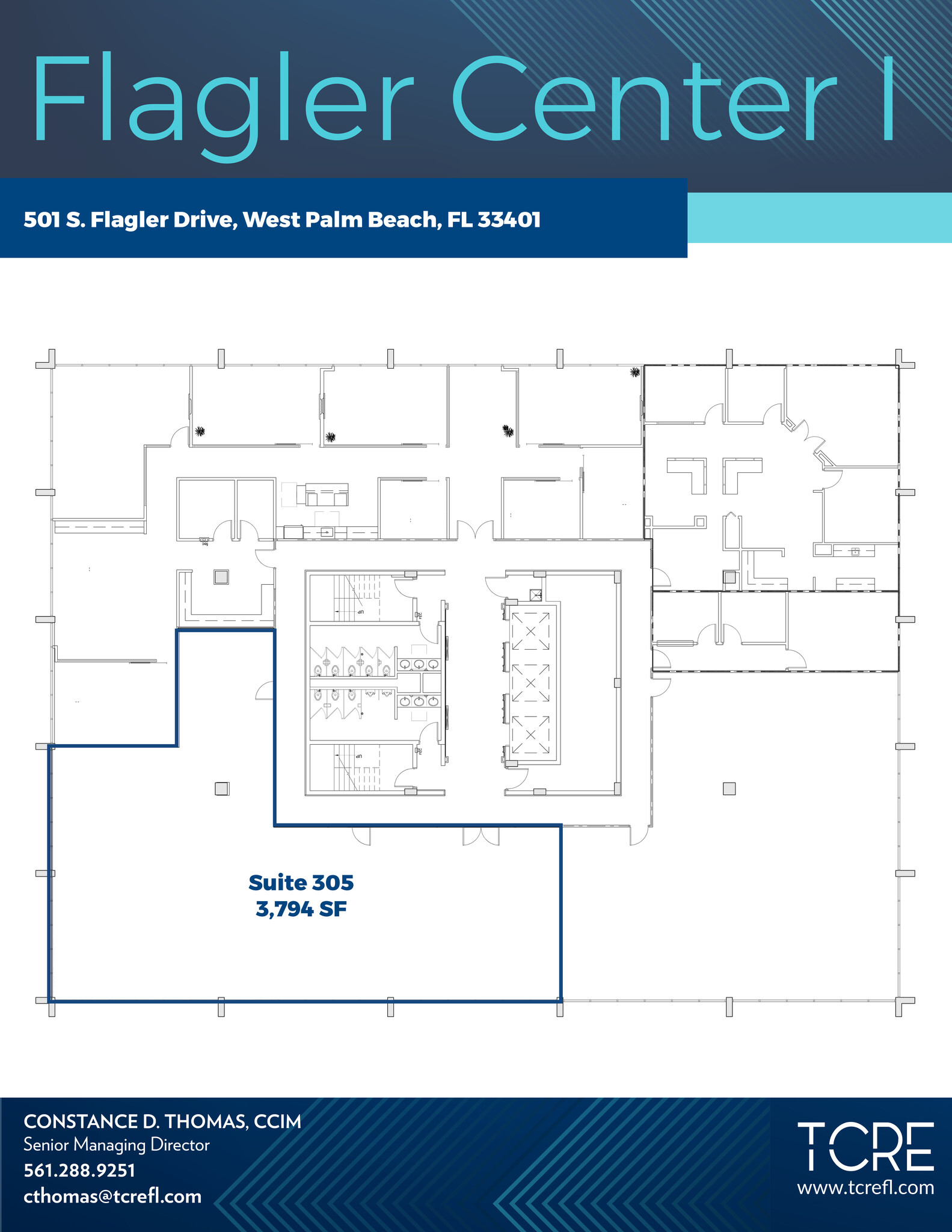 501 S Flagler Dr, West Palm Beach, FL for lease Site Plan- Image 1 of 1