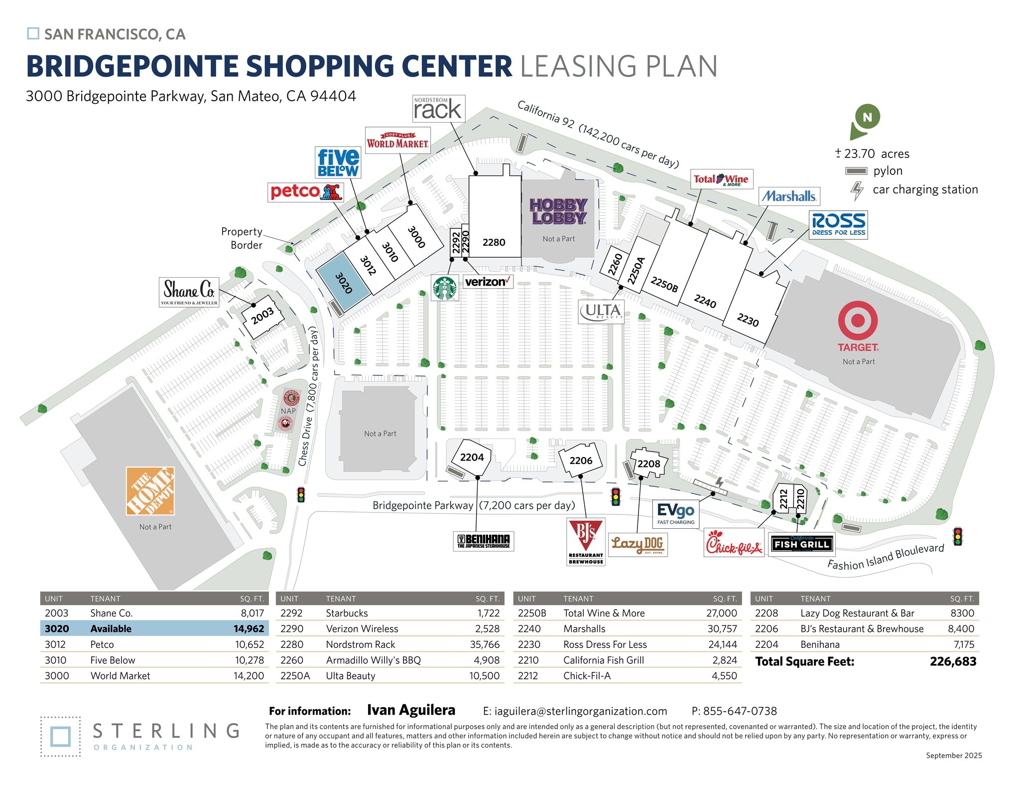 2290-3020 Bridgepointe Pky, San Mateo, CA for lease Site Plan- Image 1 of 1