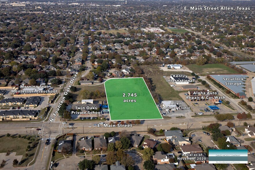 E Main St, Allen, TX for sale - Primary Photo - Image 1 of 1