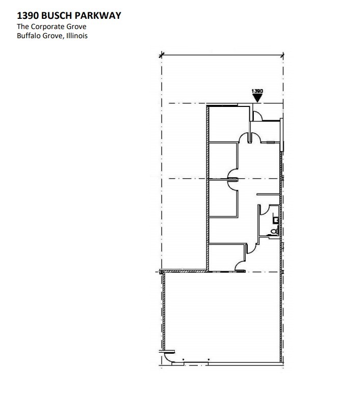 1300-1398 Busch Pky, Buffalo Grove, IL for lease Floor Plan- Image 1 of 1