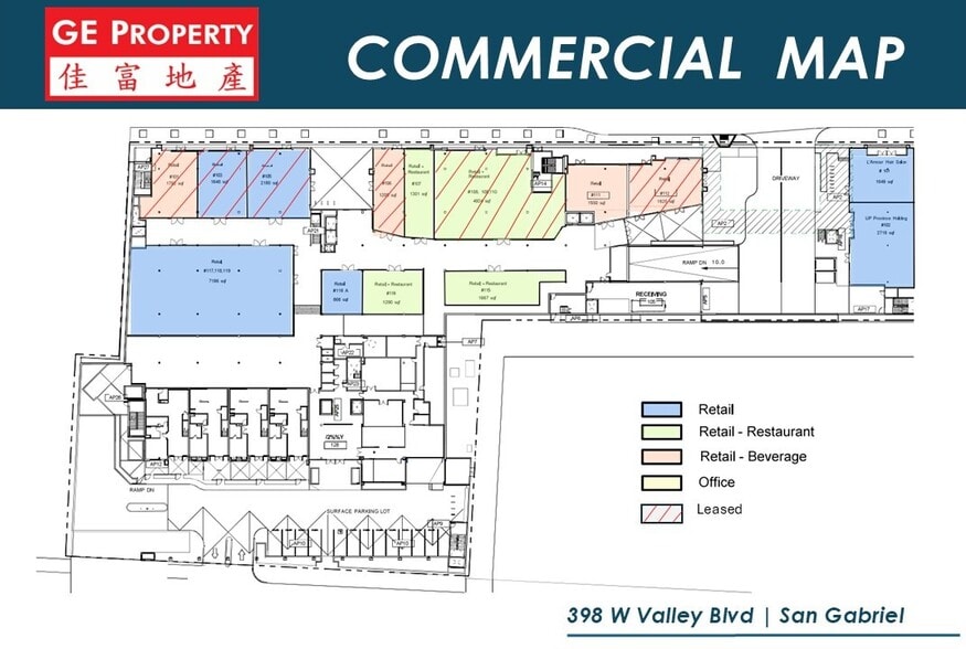 358-368 W Valley Blvd, San Gabriel, CA for lease - Building Photo - Image 2 of 9
