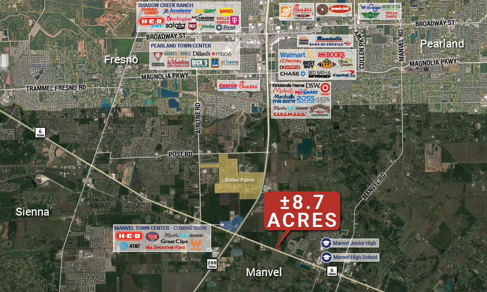 Hwy 6 and Iowa Ln, Manvel, TX for sale - Primary Photo - Image 1 of 2