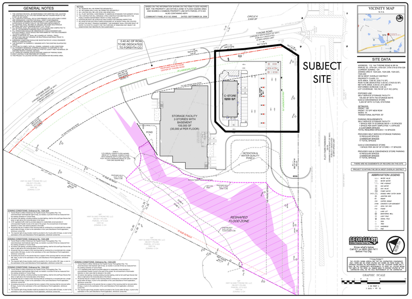 Highway 54 Hwy, Fayetteville, GA for lease - Site Plan - Image 3 of 4