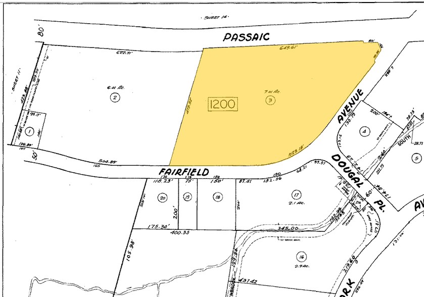 185 Fairfield Ave, West Caldwell, NJ for lease - Plat Map - Image 3 of 33