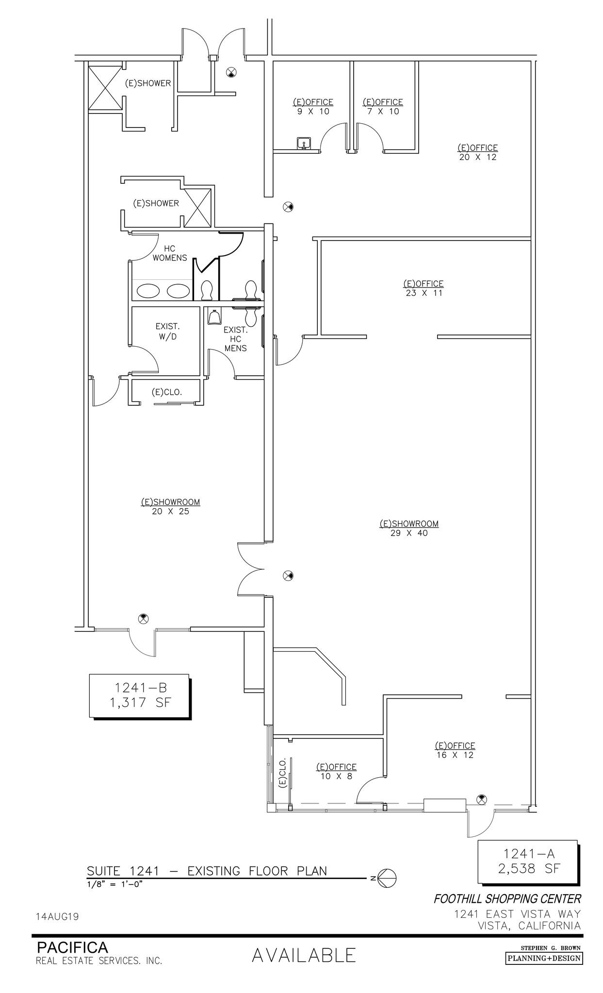 1211-1381 E Vista Way, Vista, CA for lease Site Plan- Image 1 of 3