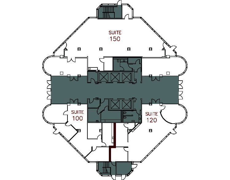 4270 Executive Sq, La Jolla, CA for lease Floor Plan- Image 1 of 1