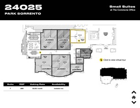 24025 Park Sorrento, Calabasas, CA for lease Floor Plan- Image 1 of 1