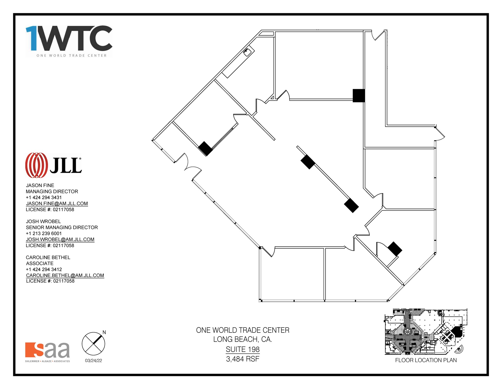 1 World Trade Ctr, Long Beach, CA for lease Floor Plan- Image 1 of 1