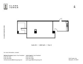 5100 Poplar Ave, Memphis, TN for lease Site Plan- Image 1 of 1