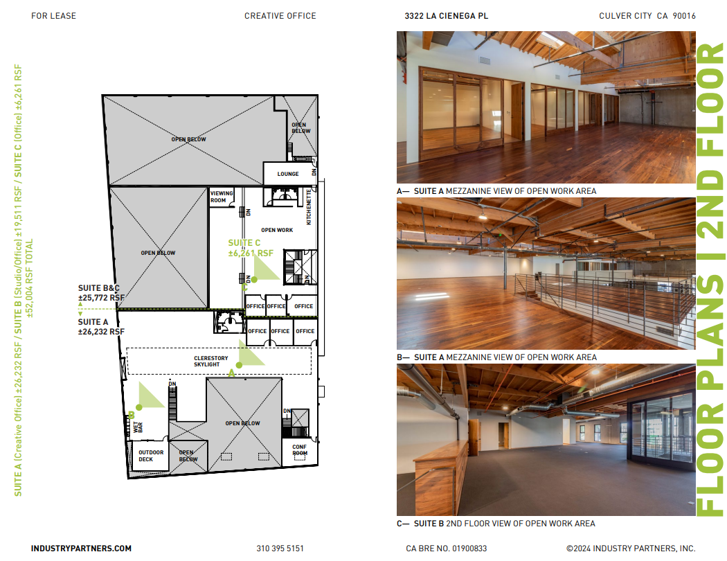 3322 La Cienega Pl, Los Angeles, CA for lease Floor Plan- Image 1 of 1