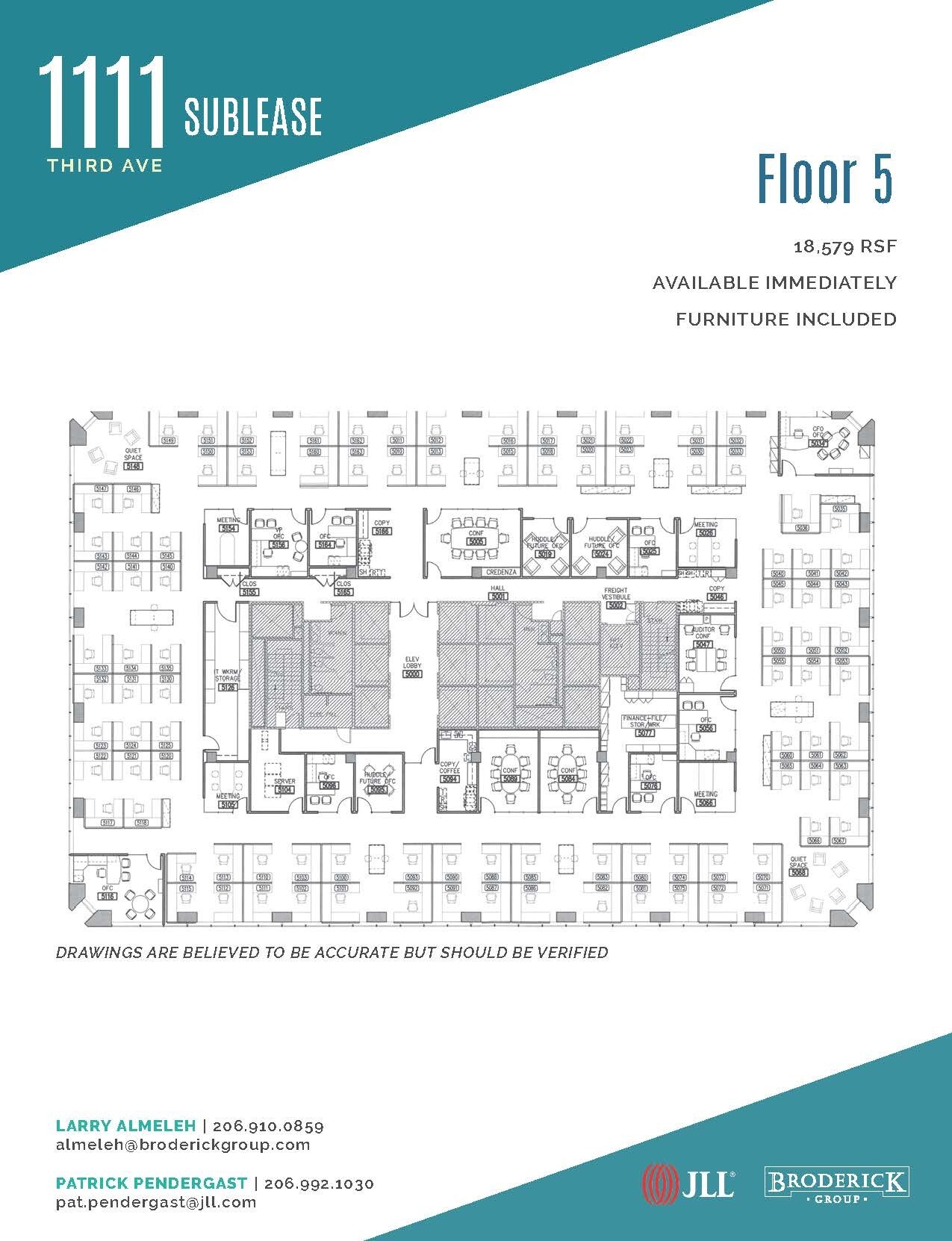 1111 3rd Ave, Seattle, WA for lease Floor Plan- Image 1 of 1