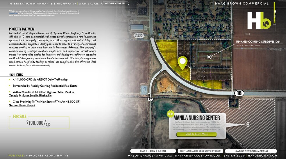 Hwy 18 Intersection of Hwy 18 and 77 Hwy, Manila, AR for sale - Other - Image 3 of 5