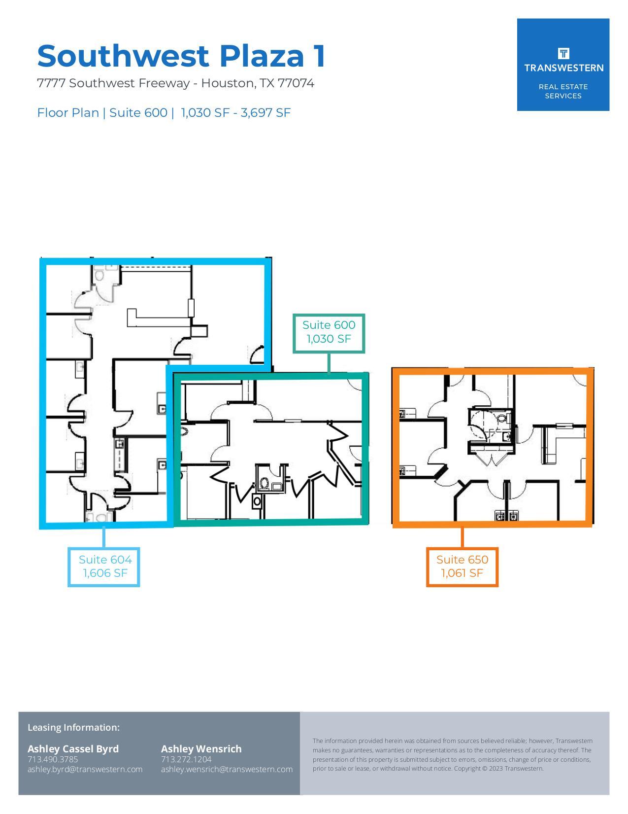 7737 Southwest Fwy, Houston, TX for lease Floor Plan- Image 1 of 1