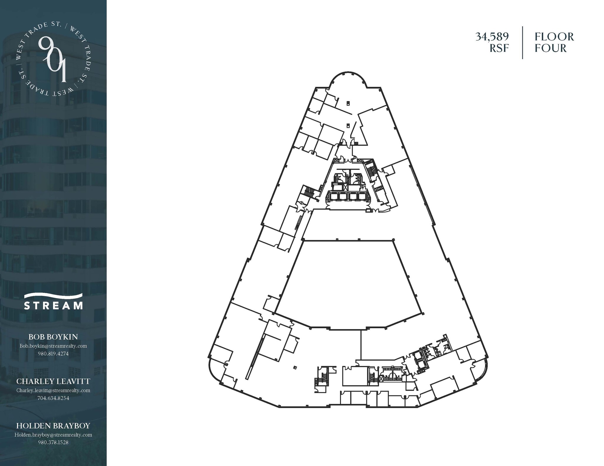 901 W Trade St, Charlotte, NC for lease Floor Plan- Image 1 of 1