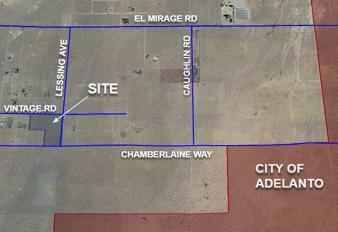 0 corner of Vintage Rd. and Lessing Ave., Adelanto, CA for sale - Primary Photo - Image 1 of 2