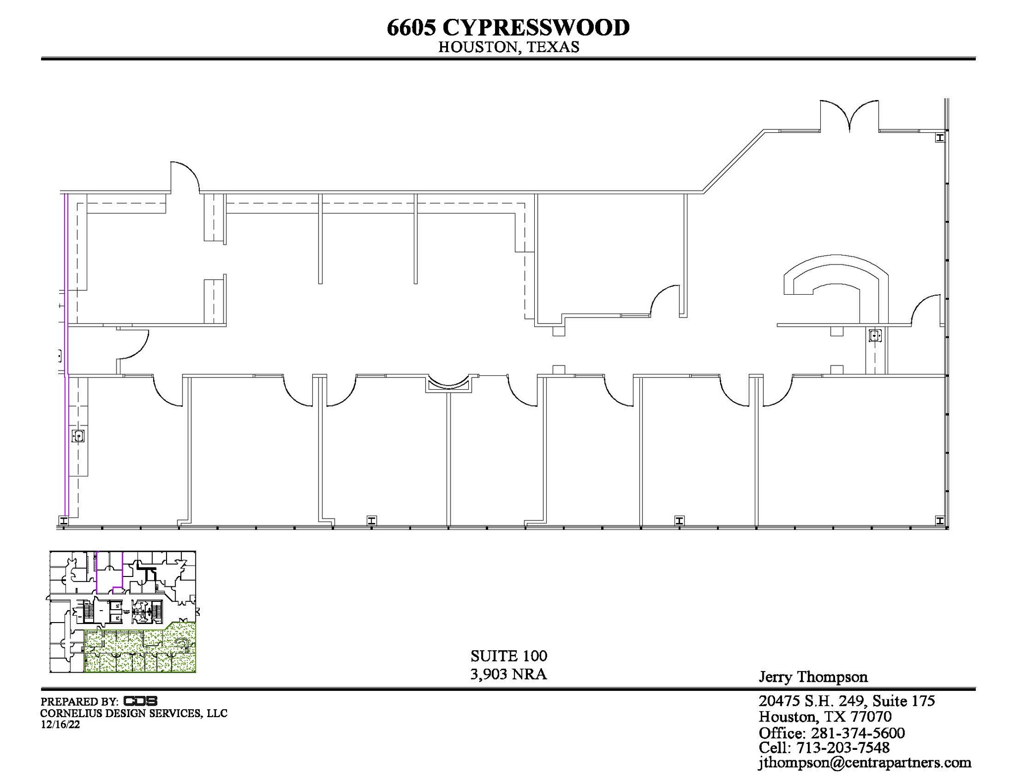 6605 Cypresswood Dr, Spring, TX for lease Floor Plan- Image 1 of 1