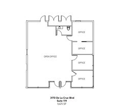 3100 De la Cruz Blvd, Santa Clara, CA for lease Floor Plan- Image 1 of 1