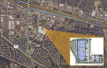 8000 Bent Branch Dr, Irving, TX - AERIAL map view