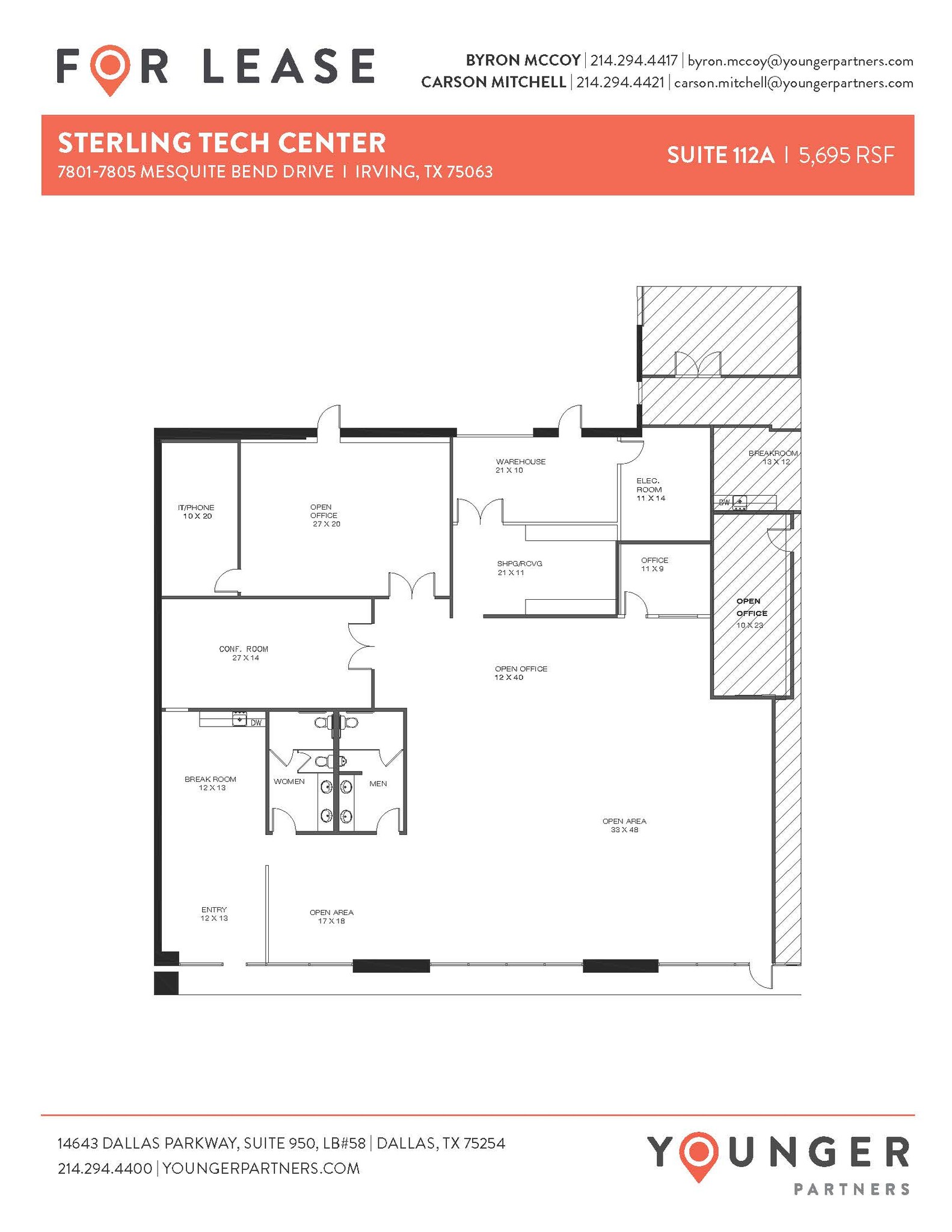 7801 Mesquite Bend Dr, Irving, TX for lease Floor Plan- Image 1 of 1