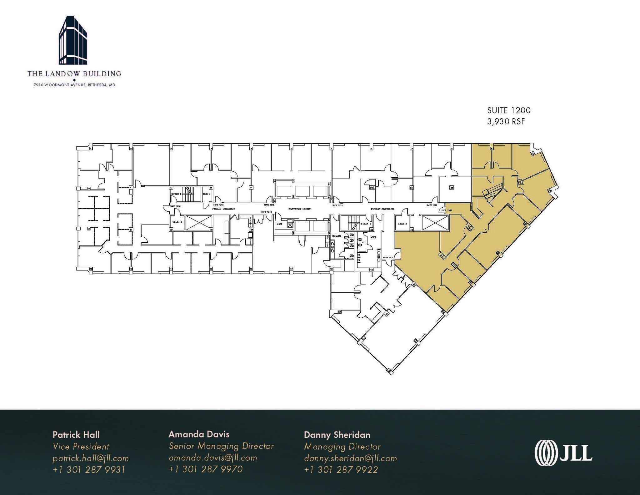 7910 Woodmont Ave, Bethesda, MD for lease Floor Plan- Image 1 of 1