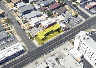 4650 Beverly Blvd, Los Angeles, CA - aerial  map view