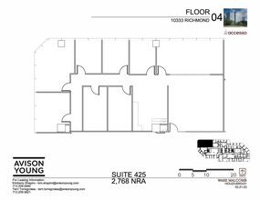 10333 Richmond Ave, Houston, TX for lease Floor Plan- Image 1 of 2