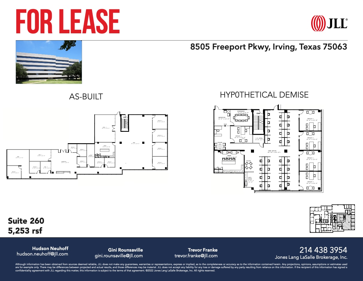8505 Freeport Pky, Irving, TX for lease Floor Plan- Image 1 of 1