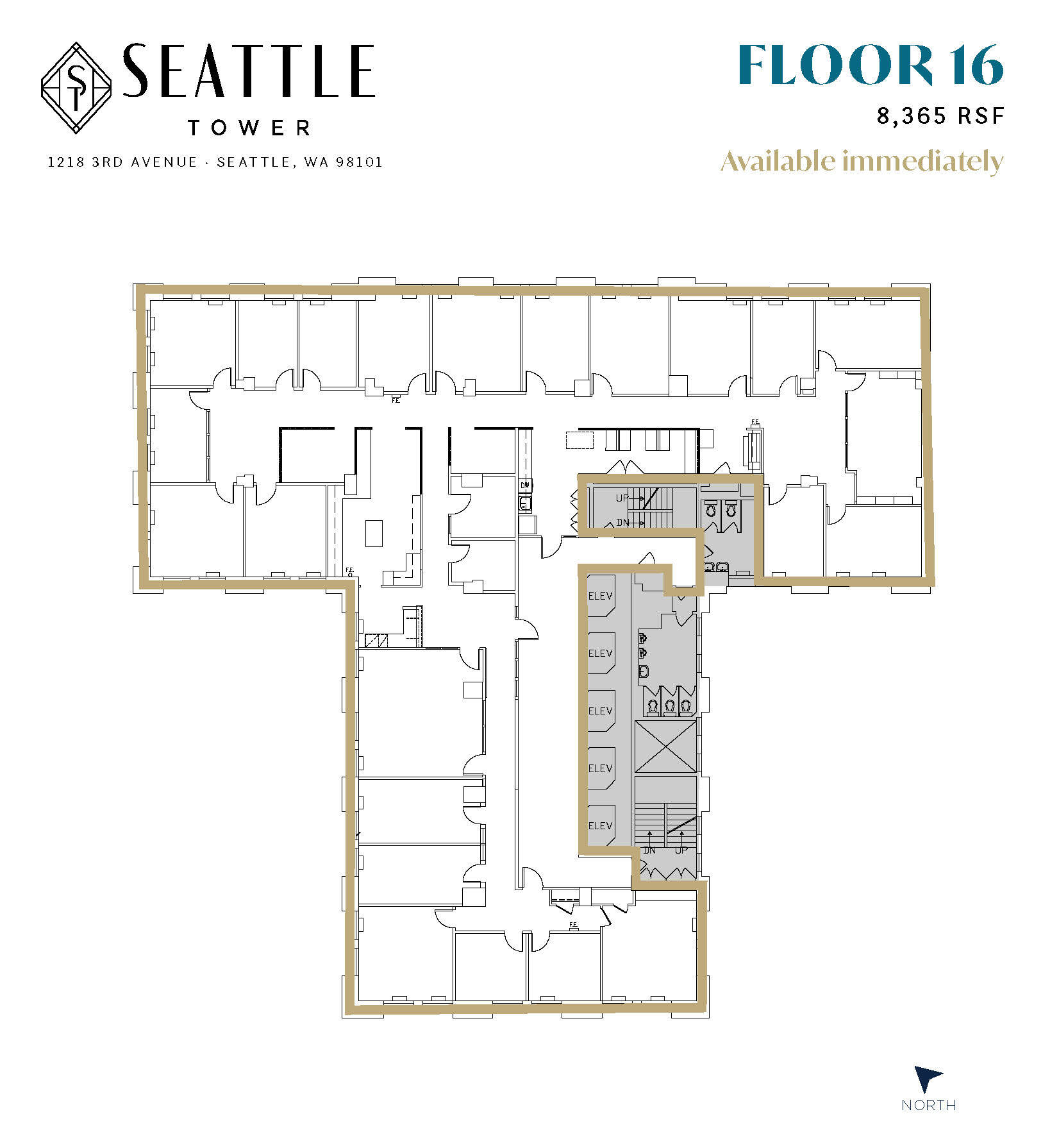 1218 3rd Ave, Seattle, WA for lease Floor Plan- Image 1 of 1