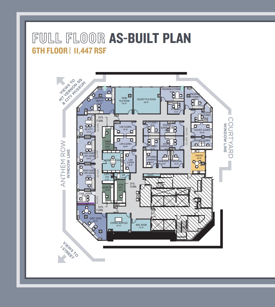 800 K St NW, Washington, DC for lease Floor Plan- Image 1 of 2