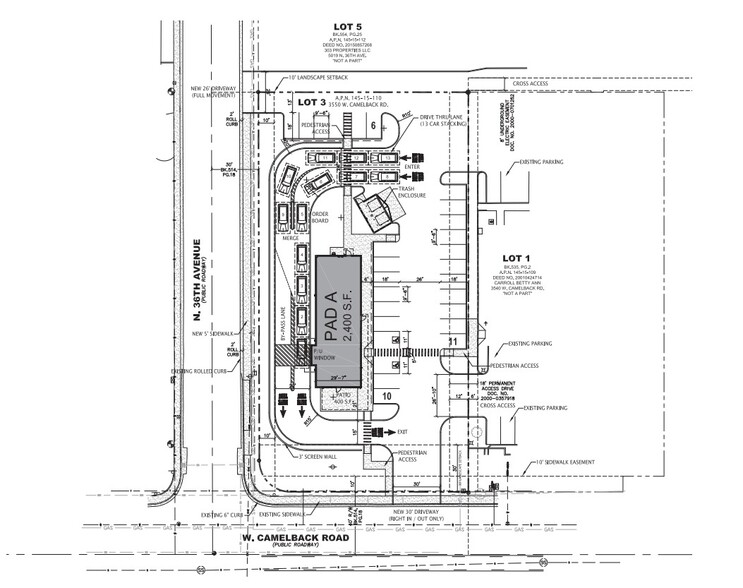 3550 W Camelback Rd, Phoenix, AZ for sale - Site Plan - Image 2 of 4