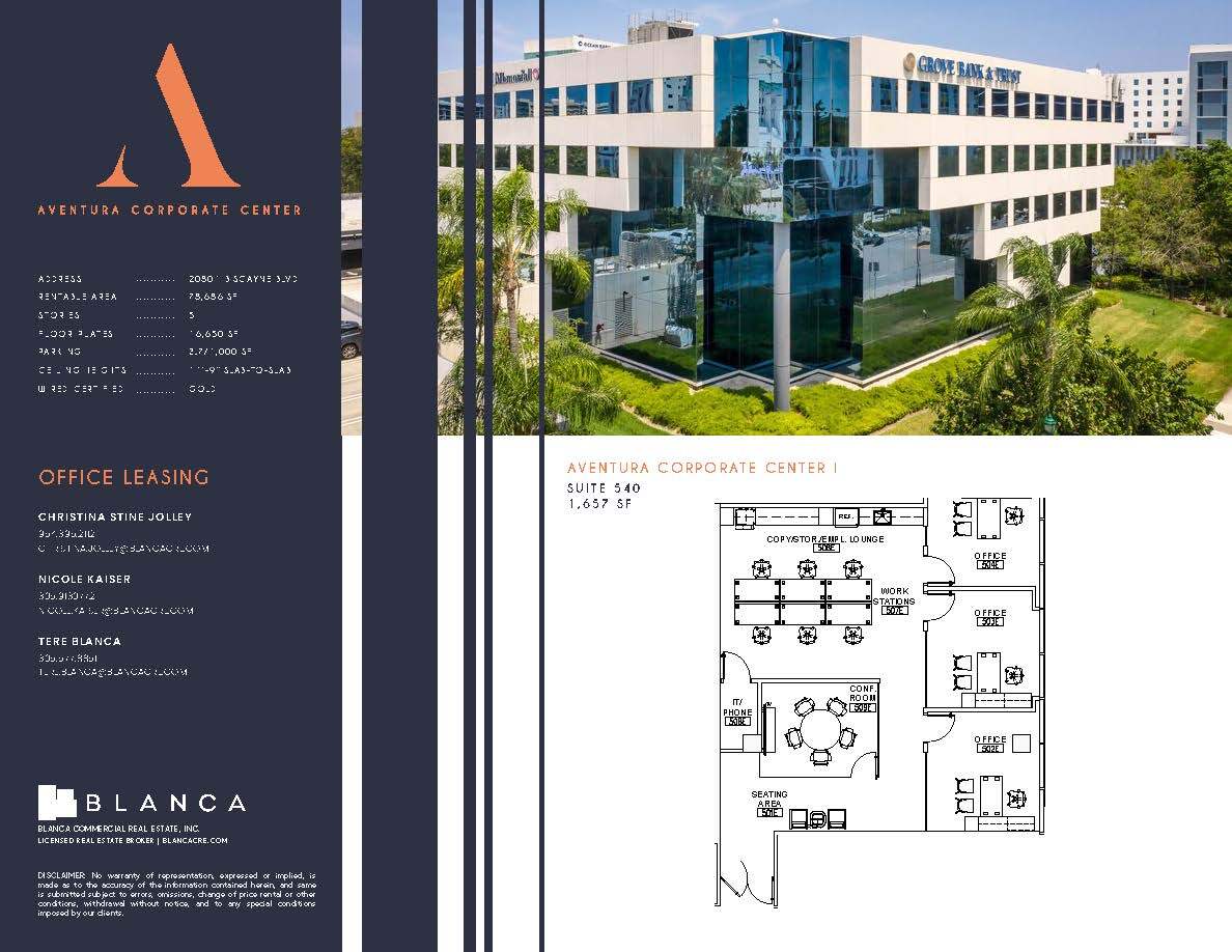 20801-20807 Biscayne Blvd, Aventura, FL for lease Floor Plan- Image 1 of 1