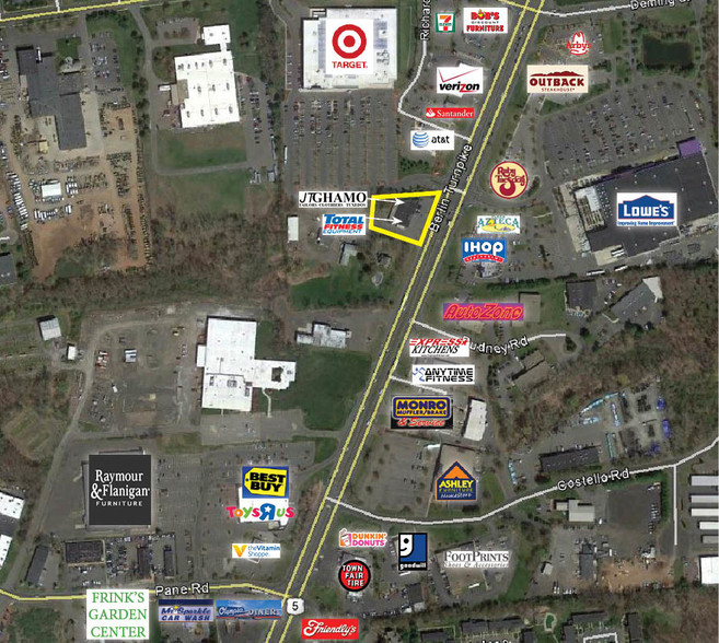 3269-3281 Berlin Tpke, Newington, CT for lease - Aerial - Image 2 of 8