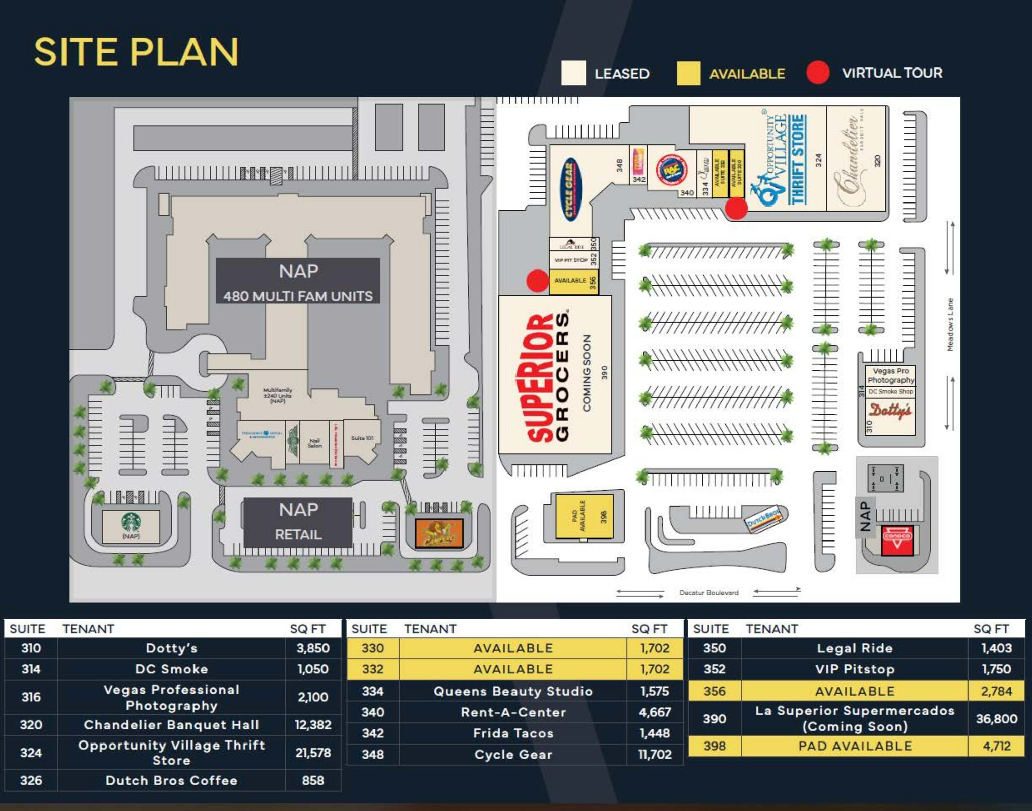 310-398 S Decatur Blvd, Las Vegas, NV for lease Site Plan- Image 1 of 1